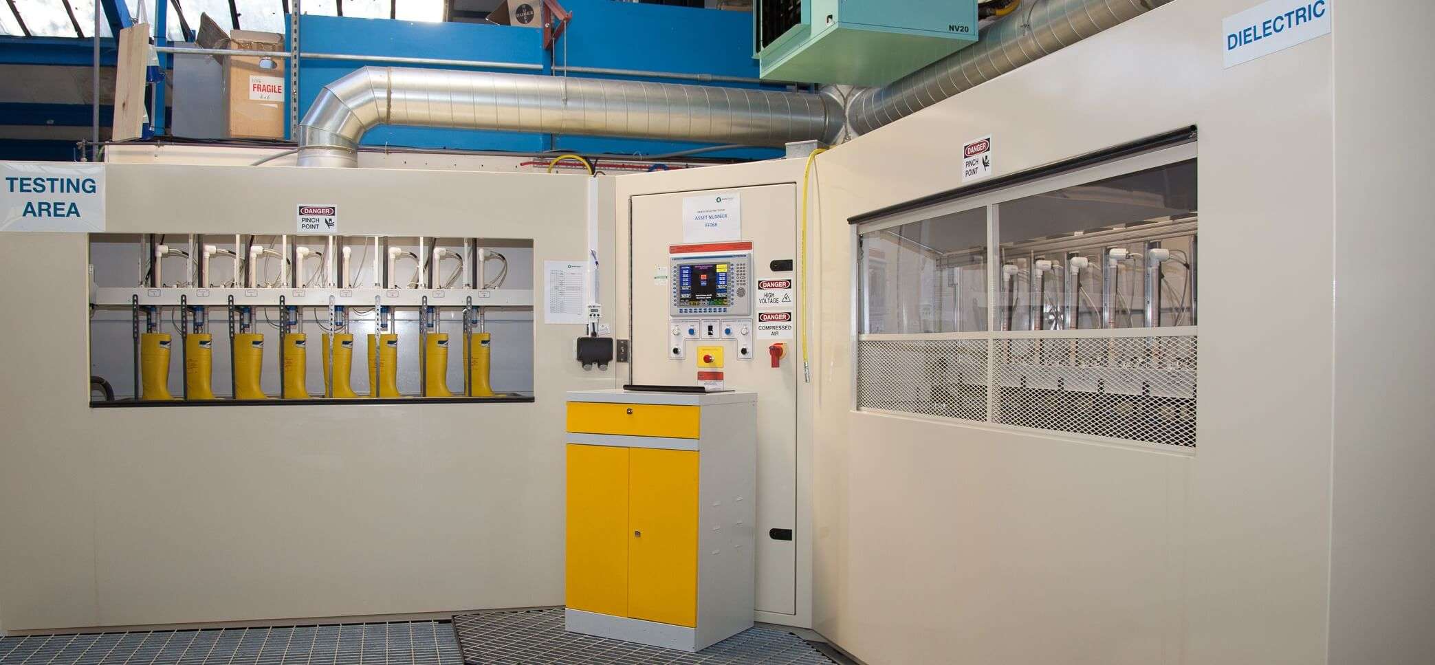dielectric boot testing machine workmaster respirex